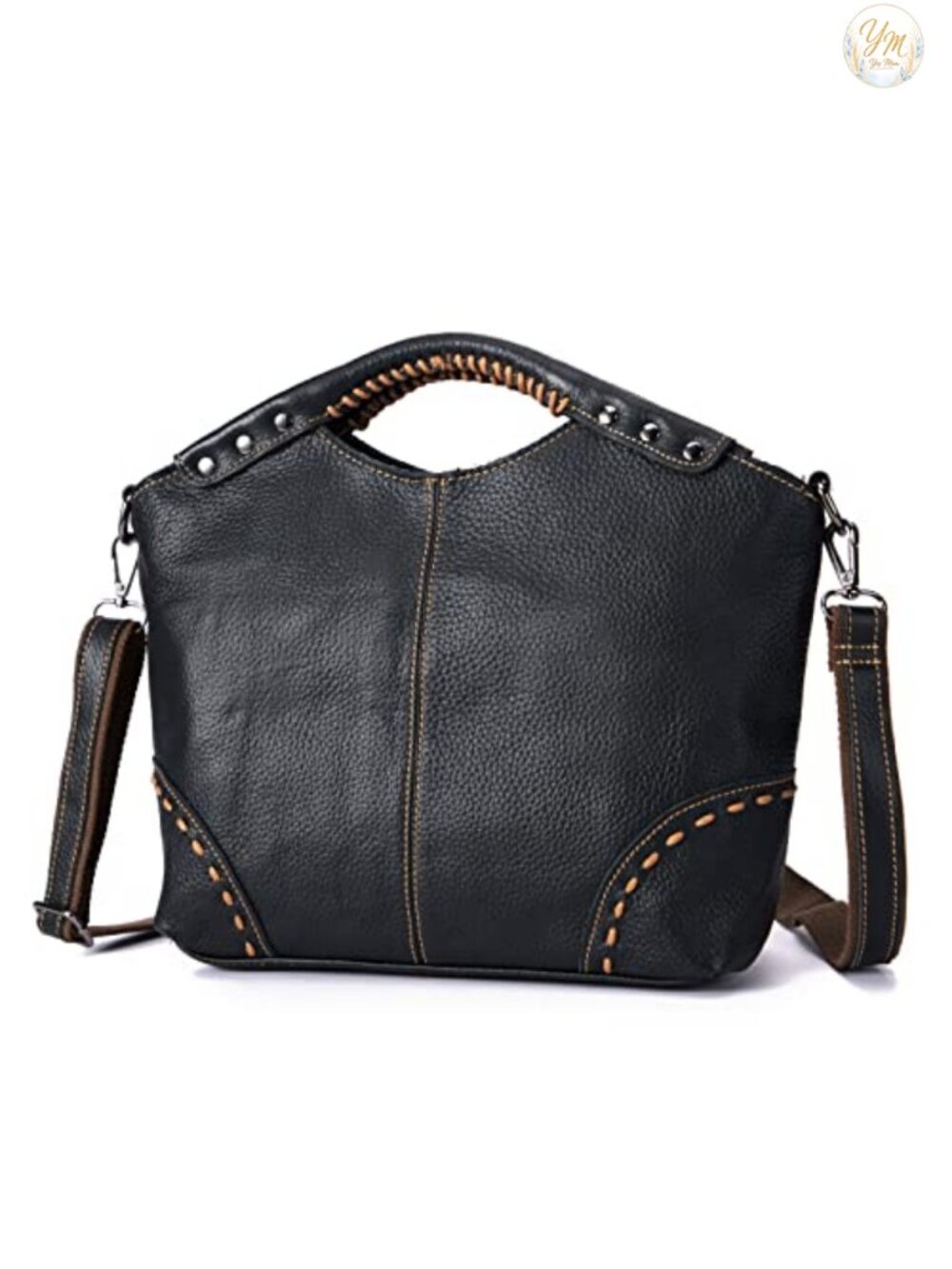 Genuine Leather Vintage Shoulder Handbags Crossbody Messenger Tote Satchel Purse